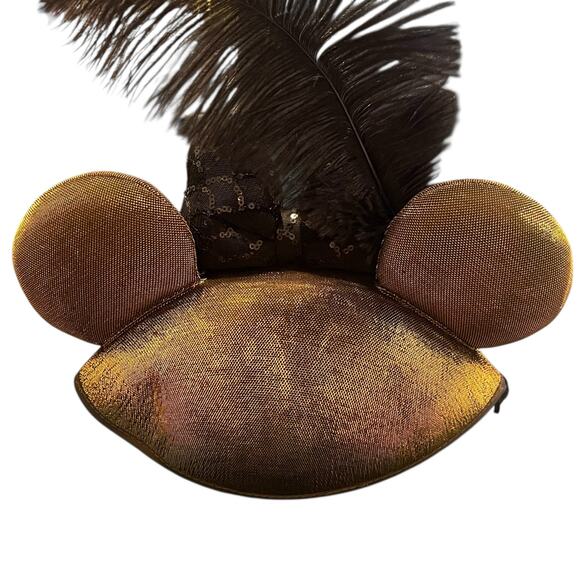 Disney Parks Minnie Mouse French Feather Ear Hat - Picture 2 of 4
